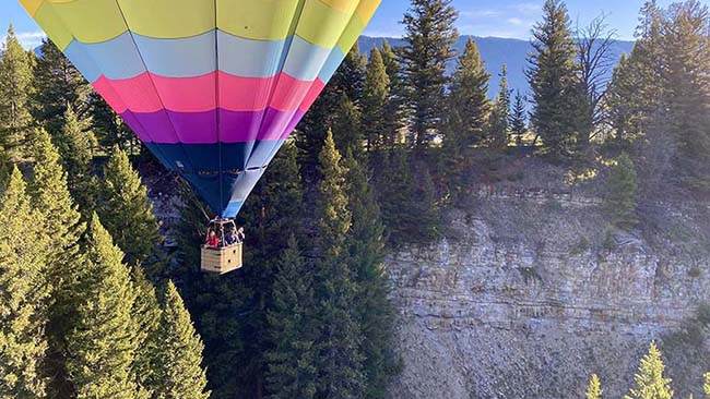 Gallatin Canyon Hot Air Balloon Ride