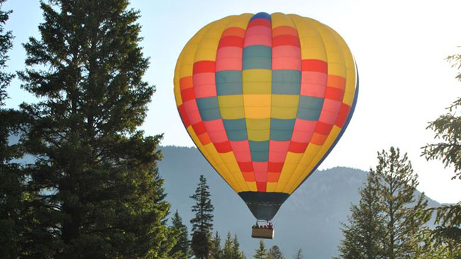 Gallatin River View From Balloon