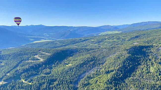 Montana Mountain Views Hot Air Balloon Ride