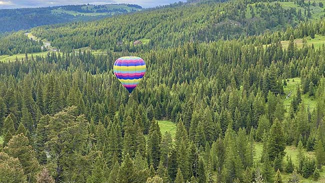 Mountain Views Hot Air Balloon Ride