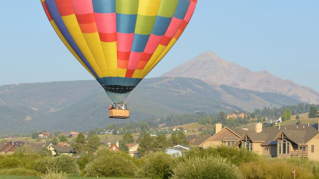 Water Reflection Of Balloon
