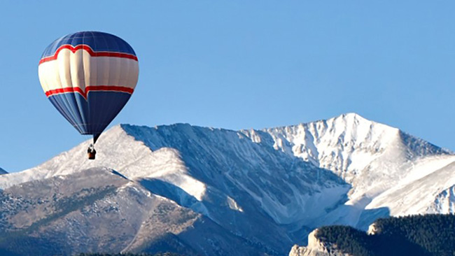 Winter Hot Air Balloon Rides