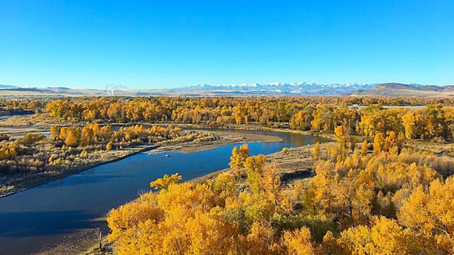 Fall River View From Balloon