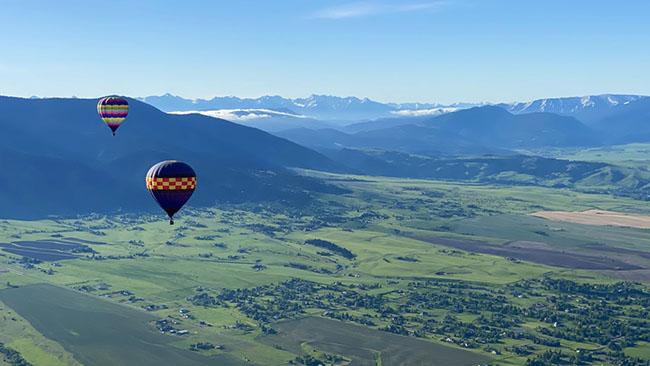 Gallatin Valley Hot Air Balloon Rides