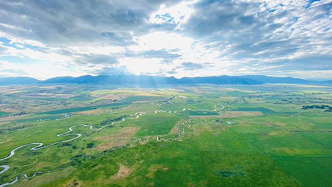 Gallatin Valley Spring View