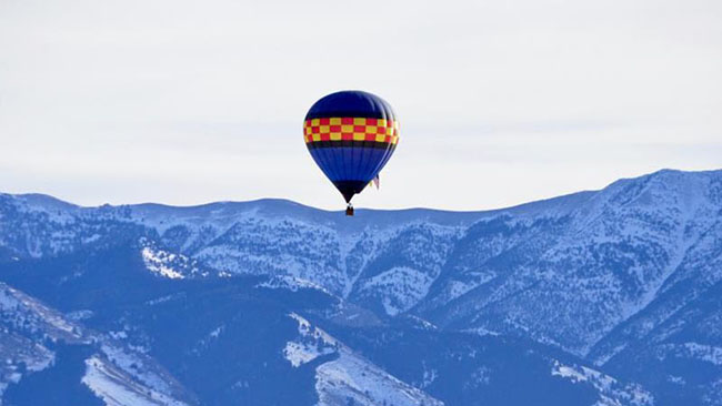Winter View Of Bridger Mountains