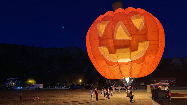 Ms Autumn Glowing At Night