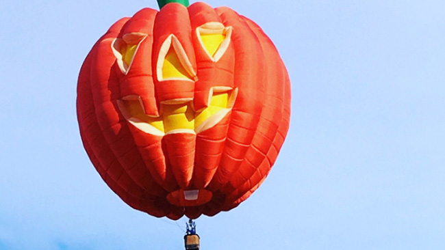 Ms Autumn Pumpkin Shaped Balloon