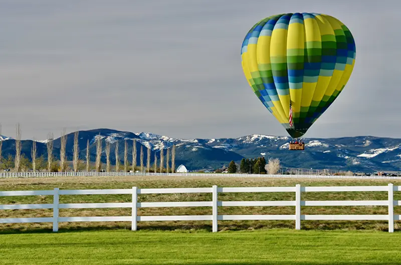 Bozeman Mt Balloon Landing