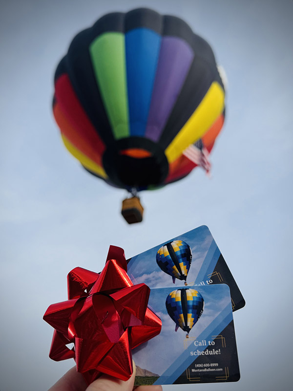 Hot Air Balloon Ride Gift Certificate
