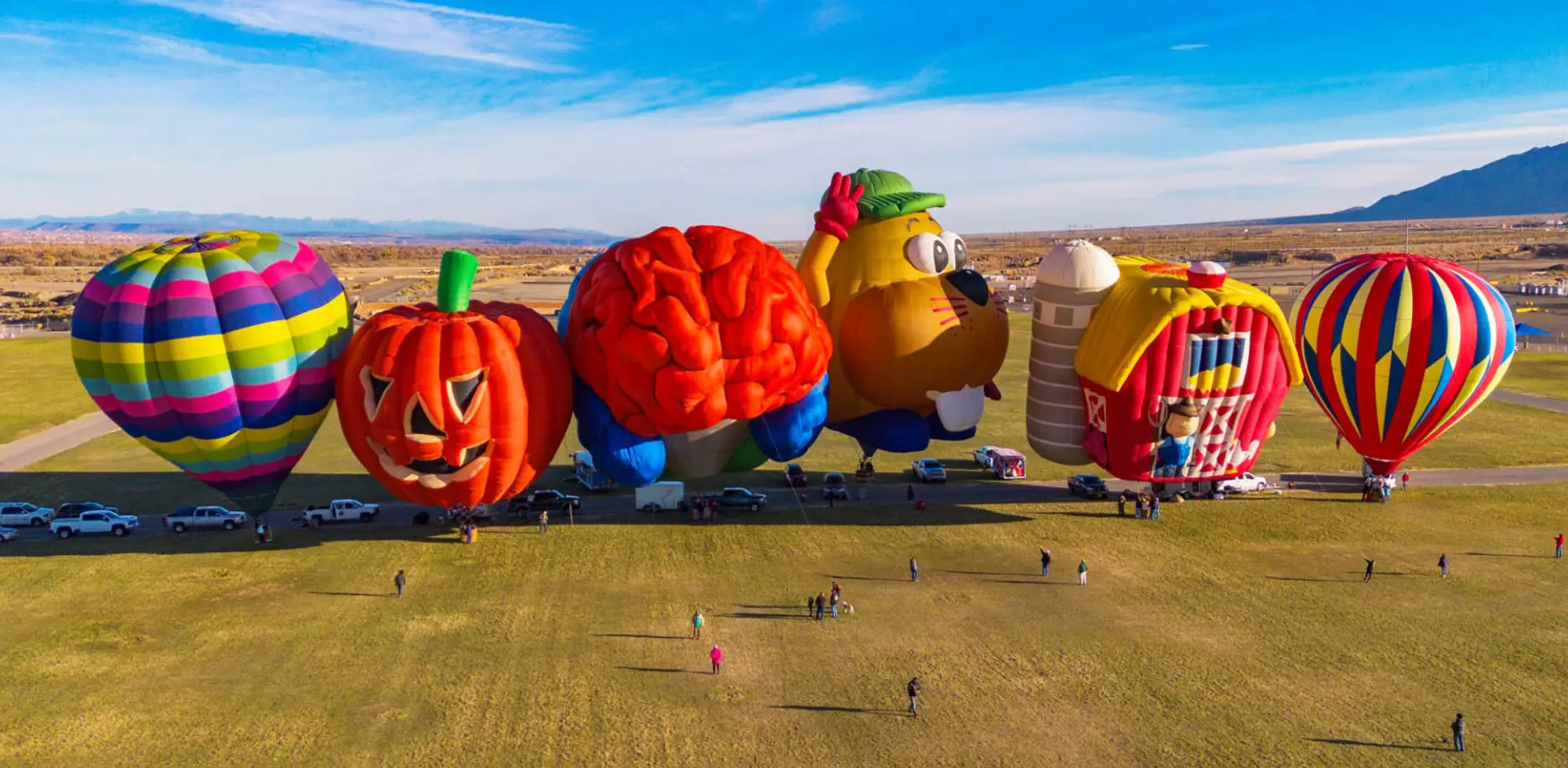 Montana Hot Air Balloon Rides Various Shapes Sizes